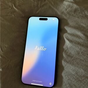 Apple Smartphone with Black Frame